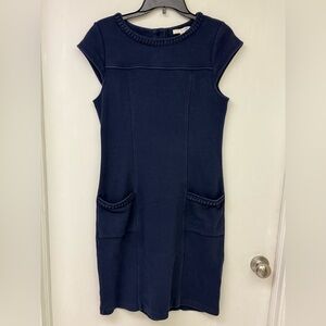 white christmas dresses Amora Denim Midi Dress main image 1